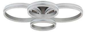Globo 67377-90 - Plafoniera LED dimmerabile FRANCINE LED/90W/230V argento+telecomando