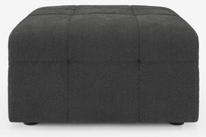 Mosaic pouf e modulo in bouclé - 96x77 cm design capitonné in tessuto