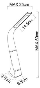 Globo 58337S - Lampada da tavolo ricaricabile a LED dimmerabile a sfioramento SOPHIE LED/5W/5V