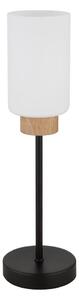 Globo 15977T - Lampada da tavolo ROWENA 1xE27/60W/230V nera/bianca