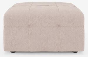 Mosaic pouf e modulo in bouclé - 96x77 cm design capitonné in tessuto