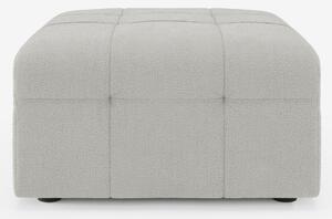 Mosaic pouf e modulo in bouclé - 96x77 cm design capitonné in tessuto
