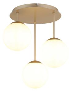 Globo 47441-3CH - Lampada da soffitto a montaggio superficiale HARMON 3xE14/25W/230V ottone