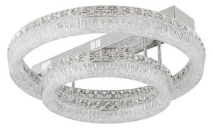 Globo 67387-60D - Plafoniera LED dimmerabile LAUREL LED/60W/230V trasparente+telecomando