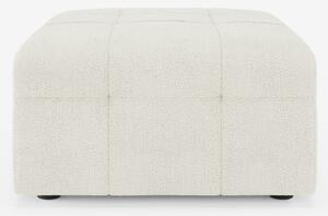 Mosaic pouf e modulo in bouclé - 96x77 cm design capitonné in tessuto