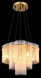 Globo 15698H1M - Lampadario a sospensione con cavo GORLEY 5xE27/60W/230V oro
