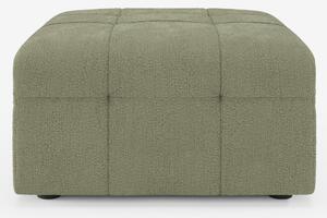 Mosaic pouf e modulo in bouclé - 96x77 cm design capitonné in tessuto