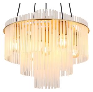 Globo 15698H1M - Lampadario a sospensione con cavo GORLEY 5xE27/60W/230V oro