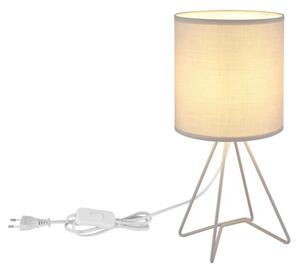 Globo 21734G - Lampada da tavolo TAMIAN 1xE14/40W/230V grigia