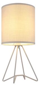 Globo 21734G - Lampada da tavolo TAMIAN 1xE14/40W/230V grigia