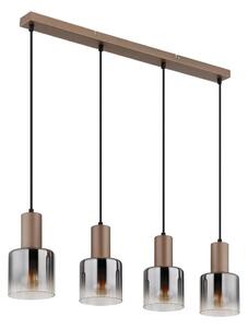 Globo 54318-4H - Lampadario a sospensione su cavo WALTON 4xE27/40W/230V