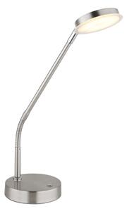 Globo 58504TN - Lampada da tavolo dimmerabile a LED con controllo touch SILVIO LED/6,5W/230V cromo opaco