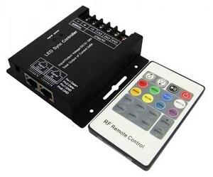 V-TAC VT-2420 Controller dimmer SYNC connessione RJ45 per strip LED RGB con telecomando - SKU 3339