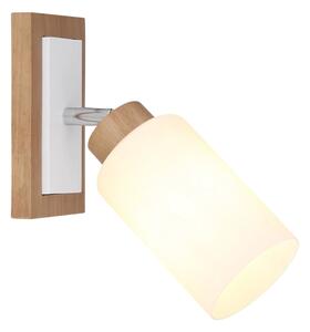 Globo 15977-1 - Faretto da parete ROWENA 1xE27/60W/230V beige/bianco