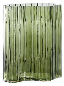 Vaso in vetro verde (altezza 26,5 cm) - House Nordic