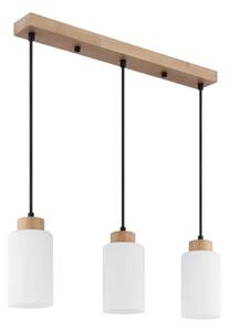 Globo 15977-3H - Lampadario a sospensione con cavo ROWENA 3xE27/60W/230V beige/bianco
