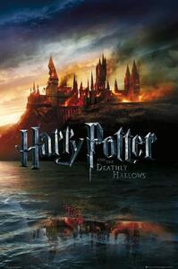 Posters, Stampe Harry Potter - Hogwarts in Fiamme, (61 x 91.5 cm)