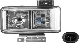 Faro antinebbia sinistro 24 V DT RICAMBI per, tra gli altri, IVECO EUROCARGO