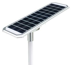Lampione Solare Pannello Fotovoltaico Integrato 3000 Lumen - 6000K bianco freddo
