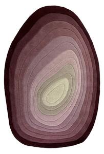 Tappeto viola in lana tessuto a mano 160x230 cm Puddle Ombre – Flair Rugs