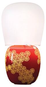 Kundalini Hive - lampada da tavolo in ceramica, rossa