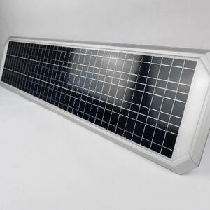 Lampione Energia Solare Pannello Fotovoltaico Integrato 4000 Lumen - 6000K bianco freddo