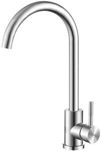 Rubinetto da cucina con funzione girevole per acqua calda e fredda, rubinetto da cucina