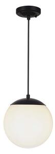 V-TAC VT-1226 Portalampada led da soffitto E27 sfera Opale lampada a sospensione colore Nero 200mm IP44 - 11825