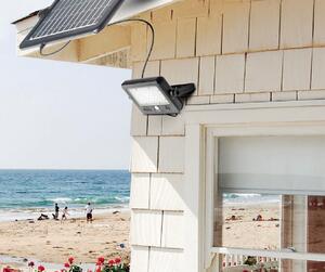 Faro a Led Solare MILLE - 1000 Lumen - Faro con pannello solare potente - 3000k bianco caldo