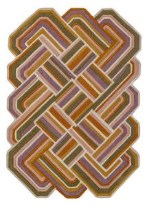 Tappeto in lana tessuto a mano 140x200 cm Lattice Shaped – Flair Rugs