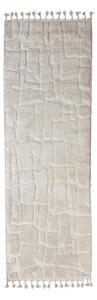 Passatoia color crema 80x300 cm Esra Cobbled – Flair Rugs