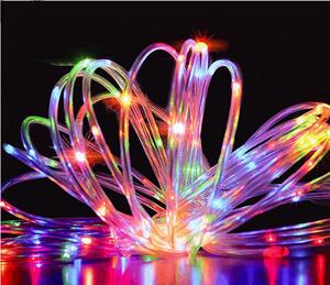 Tubo Luminoso 100 Led ad Energia Solare Multicolor