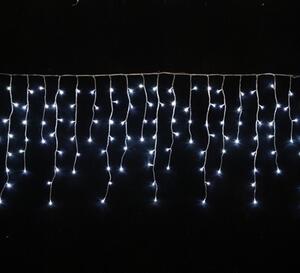 Tenda luminosa Luci di Natale ad Energia Solare 200 led Bianco Freddo