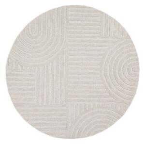 Tappeto rotondo avorio in lana tessuto a mano ø 160 cm Zen Garden – Flair Rugs
