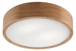 Lamkur Evelin 4-light ceiling lamp in natural oak wood