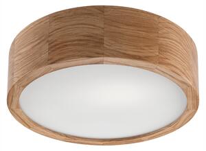 Lamkur Evelin 4-light ceiling lamp in natural oak wood