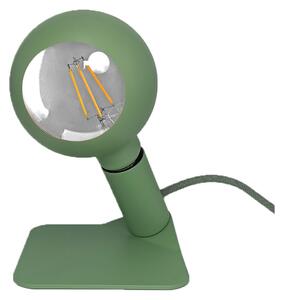 Filotto Iride verde lampada da tavolo con lampadina