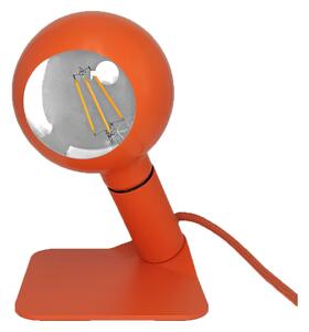 Filotto Iride arancio lampada da tavolo con lampadina