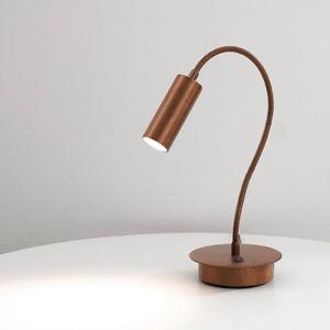 Cremasco Lampada da tavolo 7538, Legno scuro, Soggiorno / Sala da pranzo, Ottone, Moderno, Lampada da tavolo