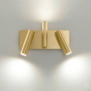 Cremasco Applique da parete 7542, dimmerabile, Ottone / Oro, Soggiorno / Sala da pranzo, Ottone, Moderno, Applique