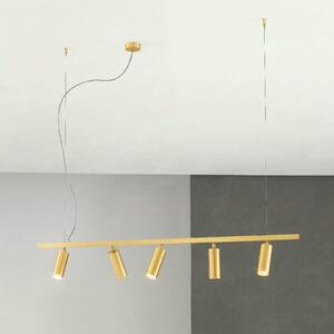 Cremasco Lampada a sospensione 7531, dimmerabile, Ottone / Oro, Soggiorno / Sala da pranzo, Ottone, Moderno, Lampada a sospensione