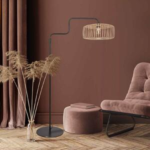 Steinhauer Lampada da terra Bloeba, Nero, Soggiorno / Sala da pranzo, Metallo, Lampada da terra