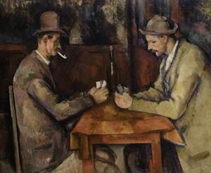 Riproduzione The Card Players 1893-96, Cezanne, Paul