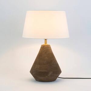 Holländer Lampada da tavolo CAPANNE, Legno scuro, Soggiorno / Sala da pranzo, Legno, Lampada da tavolo