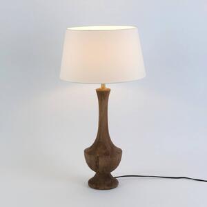 Holländer Lampada da tavolo SUBASIO, Legno scuro, Soggiorno / Sala da pranzo, Legno, Lampada da tavolo