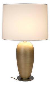 Holländer Lampada da tavolo OMEGA OVAL, Ottone / Oro, Soggiorno / Sala da pranzo, Ceramica, Lampada da tavolo