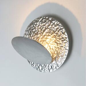 Holländer Applique da parete CORONARE, dimmerabile, Cromo / Argento, Soggiorno / Sala da pranzo, Metallo, Moderno, Applique