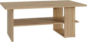 Tavolino rettangolare - COFFEE TABLES – Finitura Rovere Mauvella – 2 ripiani – 110 × 60 × 45 cm