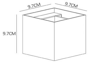Lucide Applique da parete a LED Xio, dimmerabile, Bronzo / Ottone antico, Corridoio, Alluminio, Moderno, Applique a LED