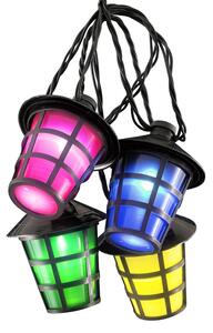 Catena luminosa Lampion, 20 lanterne LED colorate